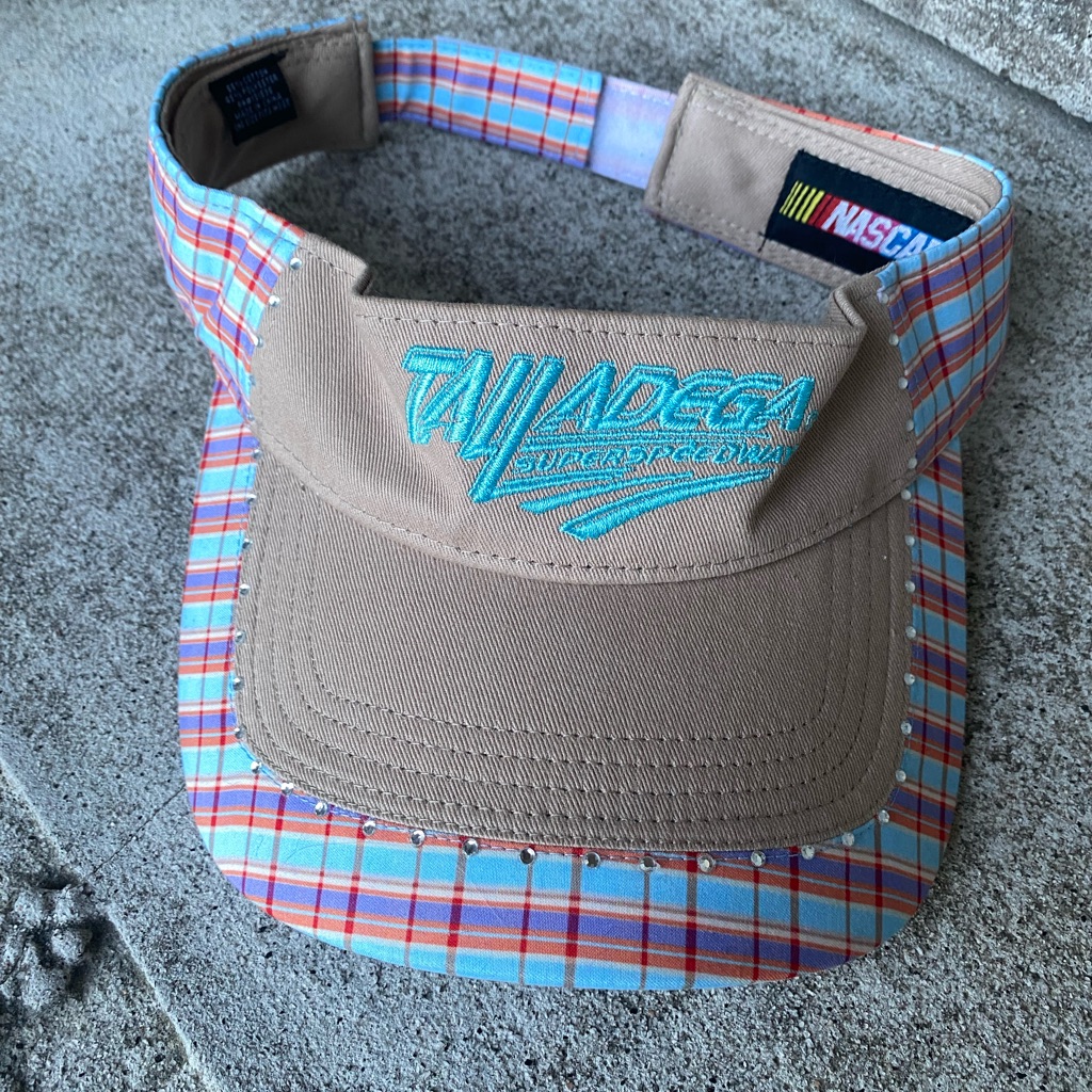 Vintage Nascar Talladega Visor Hat